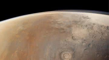 Imagem da superfície marciana - Agência Espacial Europeia