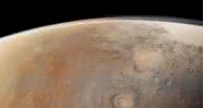 Imagem da superfície marciana - Agência Espacial Europeia