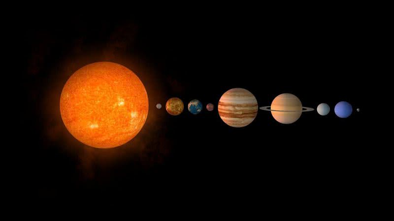 Representação do Sistema Solar - Pixabay