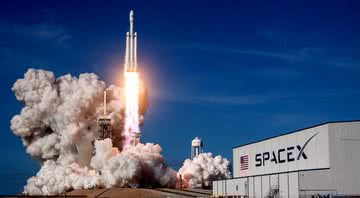 Missão do Falcon Heavy - Divulgação/ SpaceX