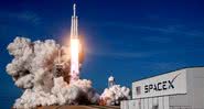 Missão do Falcon Heavy - Divulgação/ SpaceX