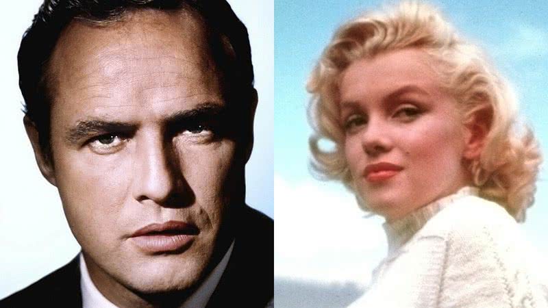 Respectivamente o ator Marlon Brando e a atriz Marilyn Monroe - Creative Commons
