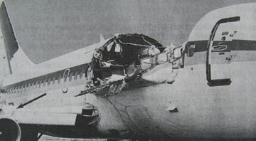 Boeing 737-297 da Aloha Airlines após o acidente - National Transportation Safety Board