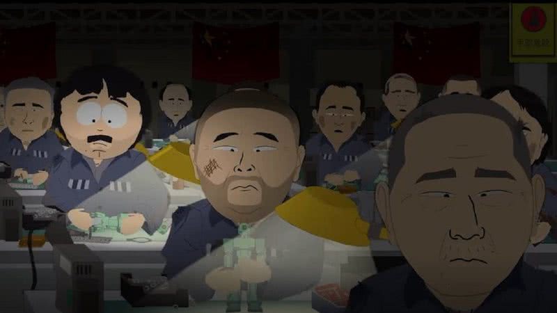 Randy é enviado a um campo de trabalho forçado - South Park/ Comedy Central