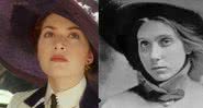 Divulgação - Rose Dawson ( a atriz Kate Winslet) à esquerda e Beatrice Wood à direita
