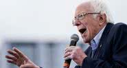 Bernie Sanders discursando em comício no Texas, no último domingo (23) - Getty Images