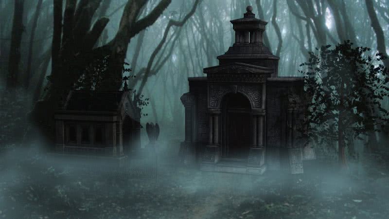 Imagem meramente ilustrativa de um cemitério assombrado - Divulgação/Pixabay