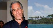 O bilionário Jeffrey Epstein e sua ilha Little Saint James - Divulgação
