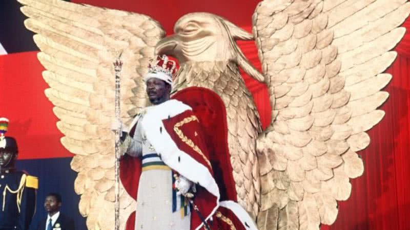 Bokassa em seu trono de cobre - Divulgação