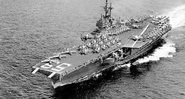 USS Forestal, porta-aviões da marinha dos EUA que fazia parte da frota da Operação Brother Sam - Divulgação / US Navy Archives