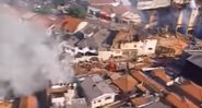 Imagens do acidente aéreo - Divulgação