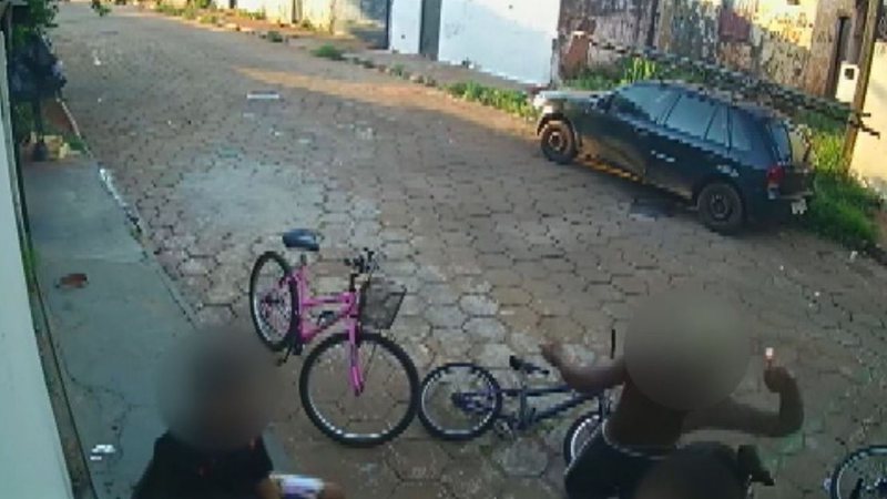 Imagens do caso capturadas por uma câmera de segurança - Divulgação/Câmera de segurança/g1