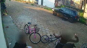 Imagens do caso capturadas por uma câmera de segurança - Divulgação/Câmera de segurança/g1