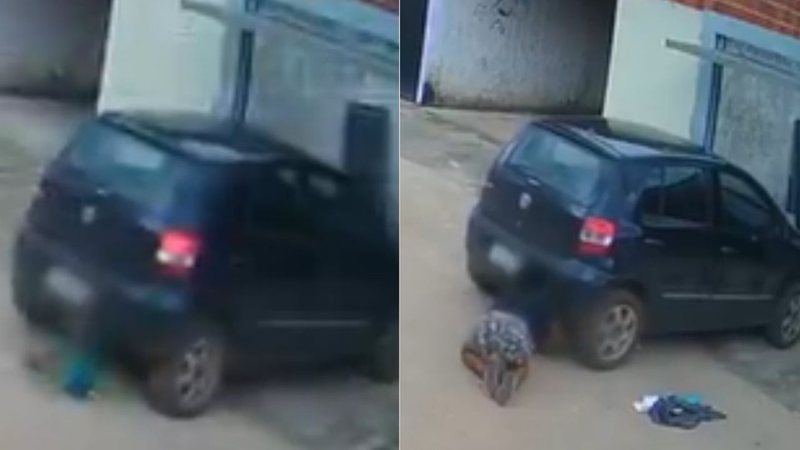 Vídeo captura atropelamento de criança