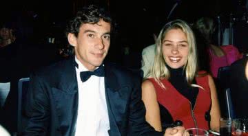 Adriane Galisteu e Ayrton Senna durante jantar de gala - Divulgação/YouTube/everything everything/25.12.2020