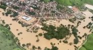 Cidade da Bahia após ciclone - Divulgação/Redes sociais