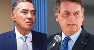 Luís Roberto Barroso  e Jair Bolsonaro - Divulgação/Youtube/PUCRS Online / Getty Images