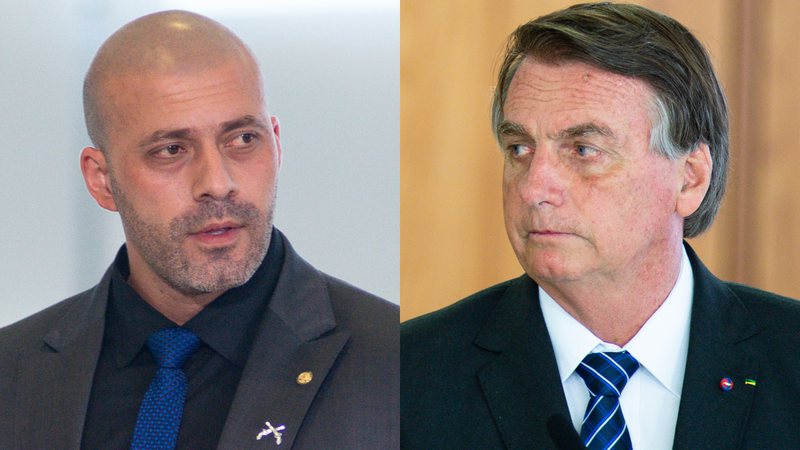 Bolsonaro e Daniel Silveira