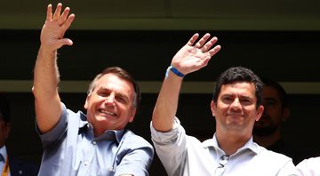 Bolsonaro e Moro em fevereiro de 2020 - Getty Images