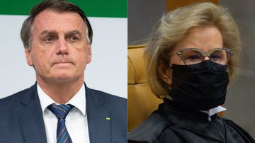 Jair Bolsonaro e Rosa Weber - Getty Images