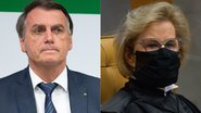 Jair Bolsonaro e Rosa Weber - Getty Images