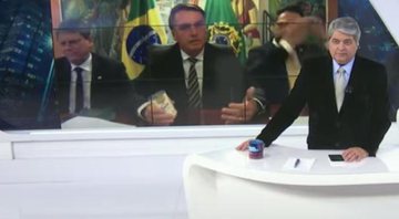 O presidente durante o episódio - Divulgação/Vídeo/Band