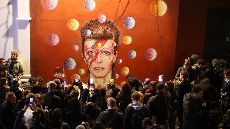 Homenagem a David Bowie em Londres