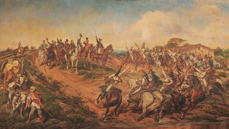 Quadro Independência ou Morte - Pedro Américo (1843–1905) / Domínio Público, via Wikimedia Commons