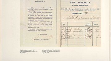 Registro de uma antiga caderneta - Arquivo/Caixa Econômica Federal