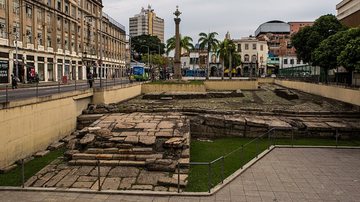 Sítio Arqueológico do Cais do Valongo, no Rio de Janeiro, antes da reforma - Redrodução/Wikimedia Commons/Donatas Dabravolskas