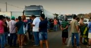 Paralisação de caminhoneiros no Tocantins - Divulgação/G1