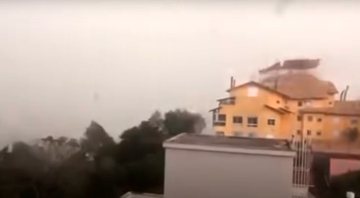 Imagem meramente ilustrativa de neblina gerada pelo ciclone bomba - Divulgação/Youtube
