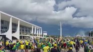 Manifestantes invadindo o Palácio do Planalto - Reprodução/Video