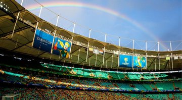 Arena Fonte Nova em jogo da Copa América no Brasil em 2019 - Getty Images