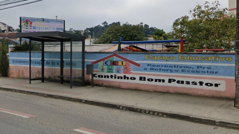 Fachada da creche Cantinho Bom Pastor - Reprodução / Google Street View