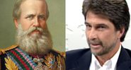 Dom Pedro II (à esq.) e João Henrique de Orleáns e Bragança em entrevista em 2008 - Domínio Público // Divulgação/Youtube/Roda Viva