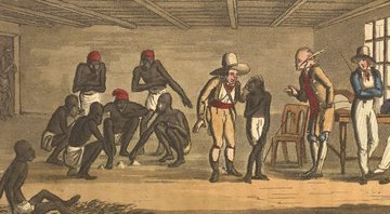 Retratação do Mercado de Escravos do Rio de Janeiro - Arquivo Nacional do Brasil / Domínio Público
