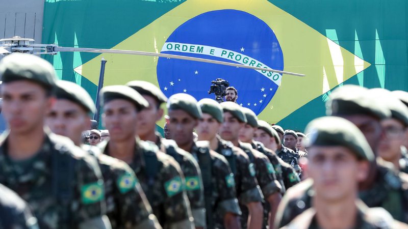 Solenidade Comemorativa ao Dia do Exército Brasileiro, em 2019 - Marcos Corrêa/PR