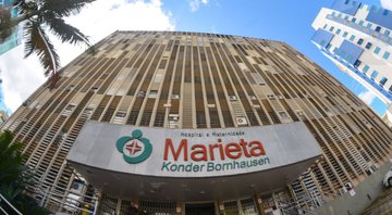 Fotografia em plano geral do Hospital Marieta Konder Bornhausen, onde os casos foram relatados - Divulgação / Prefeitura de Itajaí