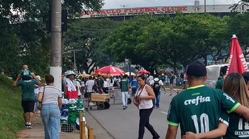 Torcida do Palmeiras presente no Estádio do Morumbi - Fabio Previdelli/Aventuras na História