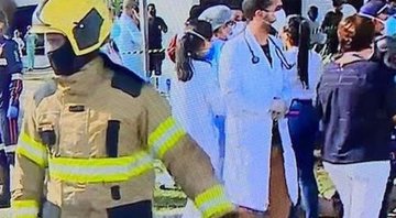 Incêndio atinge ala da Covid, em hospital de Aracaju - Divulgação/TV Sergipe