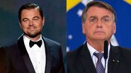 Montagem mostrando Leonardo DiCaprio (à esq) e Bolsonaro (à dir) - Getty Images