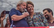 Lula e Dilma Rousseff juntos em 2018 - Getty Images