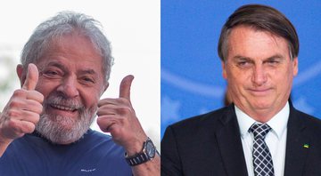 Montagem com fotografias de Lula e Bolsonaro, respectivamente - Getty Images