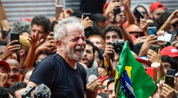 Ex-presidente Lula no Sindicato dos Metalúrgicos do ABC (2019) - Getty Images