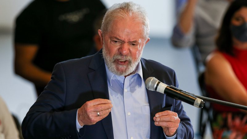 Lula em coletiva de imprensa (2021)