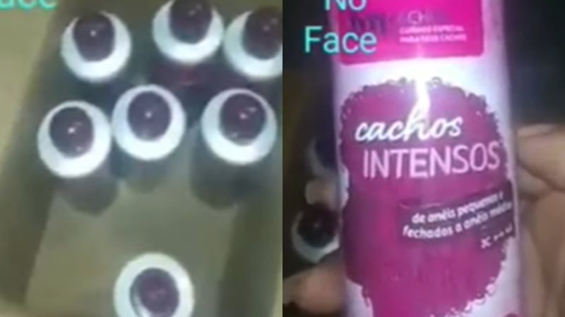 Imagens de vídeo anunciando cremes de cabelo após compra de maconha - Reprodução/Vídeo/YouTube