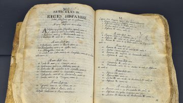 Fotografia do Manuscrito, também apelidado de "Código de Panambi" - Divulgação/ Hüttner