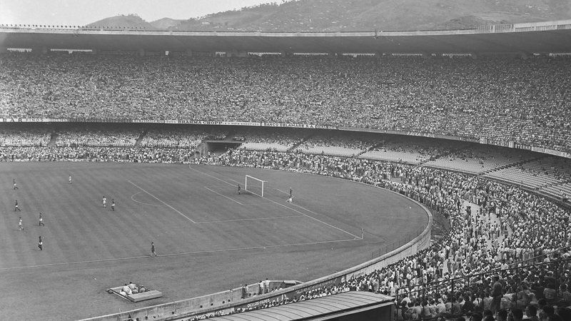O Estádio do Maracanã antes da Copa do Mundo de 1950 - Domínio público/ Acervo Arquivo Nacional