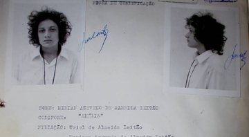 Miriam Leitão quando foi presa, em 1972 - Divulgação: Pedro Ladeira / Arquivo pessoal